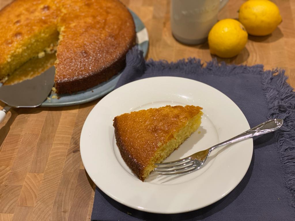 lemon and polenta cake
